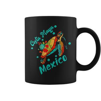Costa Maya Mexico Turtle Sea Tropical Souvenir Travel Coffee Mug - Thegiftio UK