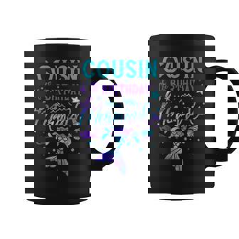 Cousin Of The Birthday Mermaid Theme Party Squad Security Coffee Mug - Thegiftio
