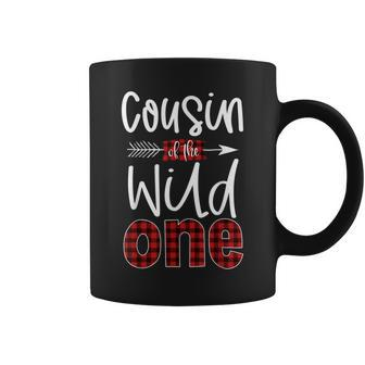 Cousin Of The Wild One Plaid Lumberjack 1St Birthday Coffee Mug - Seseable