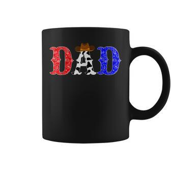 Cowboy Dad Western Rodeo Theme Kids Birthday Party Matching Gift For Mens Coffee Mug | Mazezy