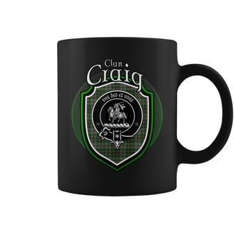 Craig Clan Crest | Scottish Clan Craig Family Crest Badge Coffee Mug - Seseable