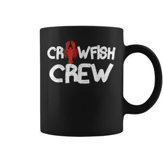 Crawfish Crew Funny Cajun Crawfish Boil Coffee Mug | Mazezy
