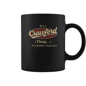 Crawford Name Crawford Family Name Crest Coffee Mug - Seseable