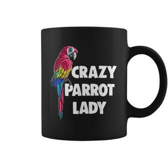 Crazy Parrot Lady Women Funny Parrot Gift V2 Coffee Mug - Thegiftio UK