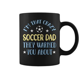 Crazy Soccer Dad Gift For Mens Coffee Mug | Mazezy UK
