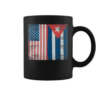 Cuban Flag Cuba American Us Pride Roots Men Women Gift Coffee Mug - Seseable