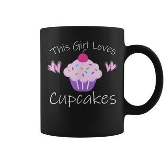 Cupcake Lover Gift Girls Women Mom Grandma Love Cooking Gift Coffee Mug - Seseable
