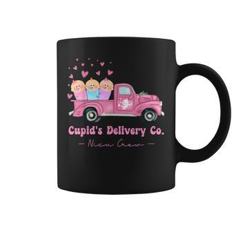 Cupids Delivery Co Funny Nicu Crew Valentines Day Truck Coffee Mug - Seseable