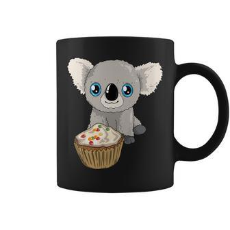 Cute Baby Koala Cupcake Birthday T Shirt Coffee Mug | Mazezy