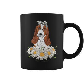 Cute Basset Hound Funny Dog Lovers Clothes Mother Gifts Coffee Mug - Seseable