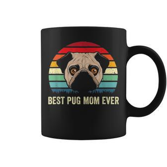 Cute Best Pug Mom Ever Funny Pet Owner Pugs Dog Lover Gift Coffee Mug - Seseable