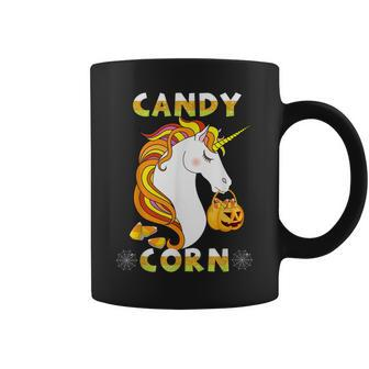 Cute Candy Corn Unicorn Halloween Costumes Funny Gifts Girls Coffee Mug - Thegiftio UK
