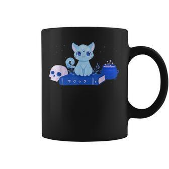 Cute Cat Crescent Moon Sailor Mom Magic Kawaii Neko Coffee Mug - Seseable