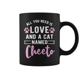 Cute Cat Named Funny Quote Cheeto Cats Owner Coffee Mug - Seseable