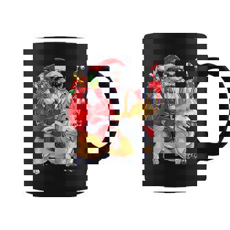 Cute Christmas Santa Claus Riding Corgi Xmas Boy Corgmas Dog Coffee Mug - Thegiftio UK