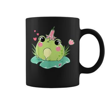Cute Cottagecore Frog Coffee Mug | Mazezy