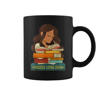 Cute Educated Latina Queen Gift Coffee Mug - Seseable