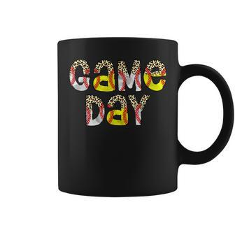 Cute Game Day Leopard Baseball Softball Mom Life Mom Of Both Coffee Mug | Mazezy DE