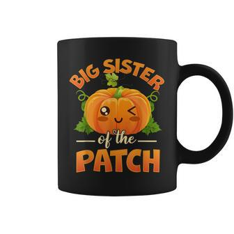 Cute Halloween Big Sister Of The Cutest Pumpkin In The Patch Coffee Mug | Mazezy