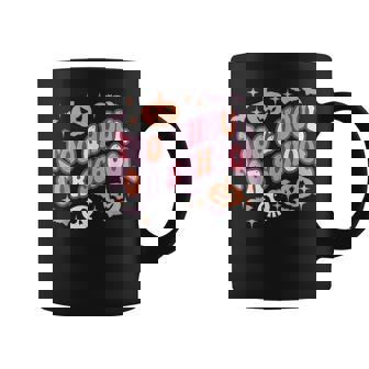 Cute Halloween Teacher School Ghouls Groovy Trick Or Teach V3 Coffee Mug - Thegiftio