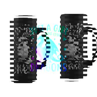 Cute Just A Girl Who Loves Dragons Women And Girls Coffee Mug | Mazezy