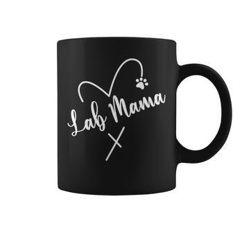 Cute Lab Mama Labradore Mom Heart Coffee Mug | Mazezy
