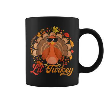 Cute Lil Turkey Boys Autumn Fall Funny Thanksgiving 2022 Coffee Mug - Thegiftio UK
