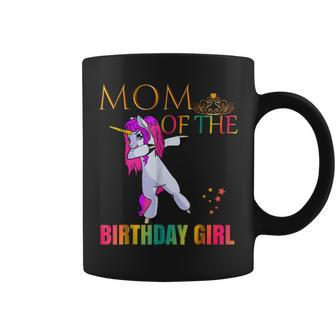 Cute Mom Of Birthday Girl Dabbing Unicorn Party Shirt Idea Coffee Mug