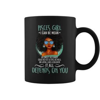 Cute Pisces Girl Zodiac Sign For Women Coffee Mug - Seseable