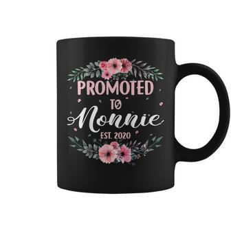 Cute Promoted To Nonnie Est2020 Mother Day New Grandma Gift Coffee Mug | Mazezy