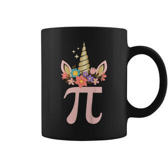 Cute Unicorn Face Pi Day Shirt Girls Women Math Geek Tee V2 Coffee Mug | Mazezy
