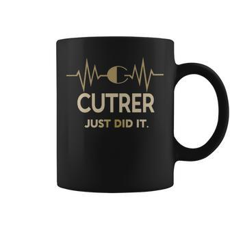 Cutrer Just Did I Personalized Last Name Coffee Mug - Seseable