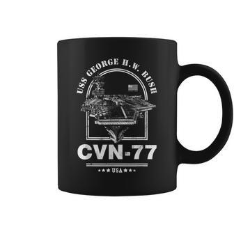 Cvn-77 Uss George HW Bush Coffee Mug - Seseable