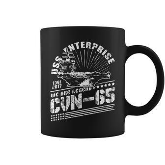 Cvn65 Uss Enterprise Aircraft Carrier Navy Cvn-65 Coffee Mug - Seseable
