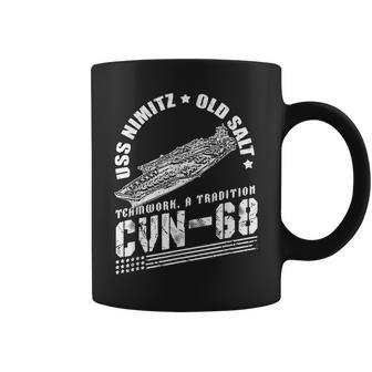 Cvn68 Uss Nimitz Aircraft Carrier Navy Cvn-68 Coffee Mug - Seseable