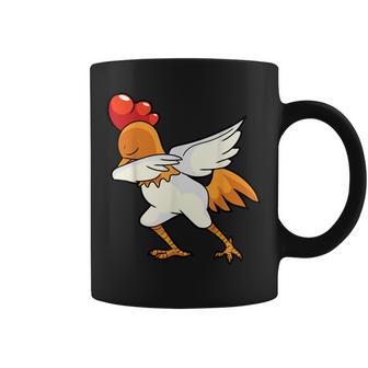 Dabbing Chicken Rooster | Dab Animal Coffee Mug | Mazezy