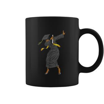 Dabbing Graduation Class Of 2021 Gift Woman Black Graduation Coffee Mug - Thegiftio UK