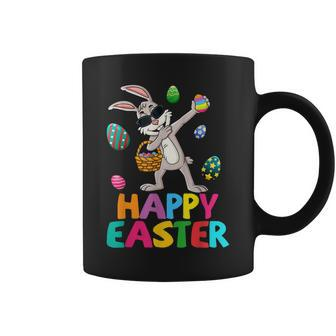 Dabbing Rabbit Happy Easter Day Eggs Dab Boys Girls Kids Coffee Mug | Mazezy DE
