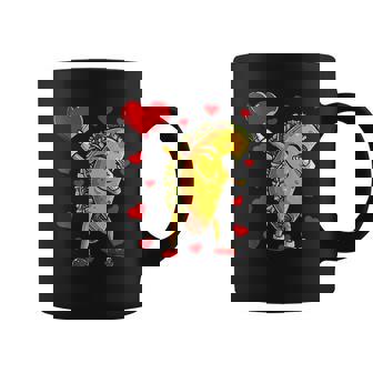 Dabbing Taco Heart Love Valentines Day Boys Kids Food Lover Coffee Mug - Thegiftio UK