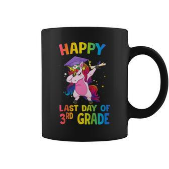 Dabbing Unicorn Happy Last Day Of 3Rd Grade Graduate Shirts Coffee Mug | Mazezy CA