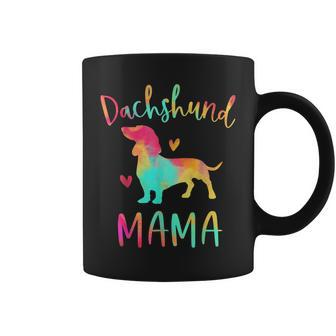 Dachshund Mama Colorful Doxie Cute Gifts Dog Mom Coffee Mug | Mazezy