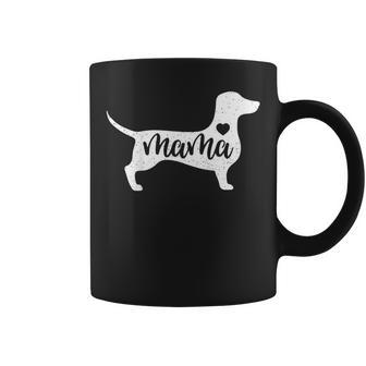 Dachshund Mothers Day Mama Dog Mom Paw Lover Gift V2 Coffee Mug | Mazezy