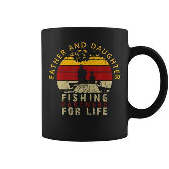 Dad And Daughter Fisherman Daddy Fathers Day Fishing Coffee Mug | Mazezy