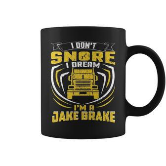 Dad & Mom Funny Trucker Truck Driver S Gift Coffee Mug - Seseable