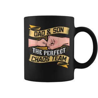 Dad And Son Fathers Birthday Day Lad Daddy Family Matching Gift For Mens Coffee Mug | Mazezy