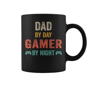 Dad By Day Gamer By Night Meme For Gamers Coffee Mug | Mazezy