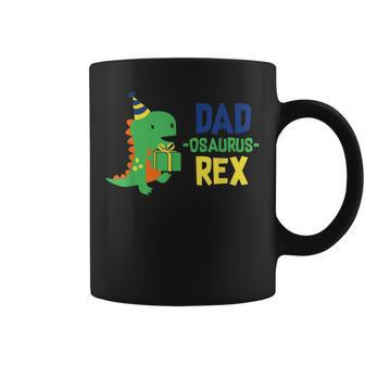 Dad Dinosaur Family Matching Dinosaur Birthday Boy Party Son Coffee Mug | Mazezy