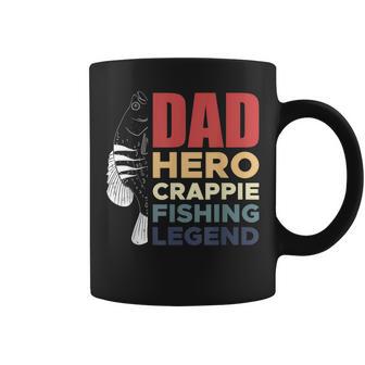 Dad Hero Crappie Fishing Legend Vatertag V2 Tassen - Seseable