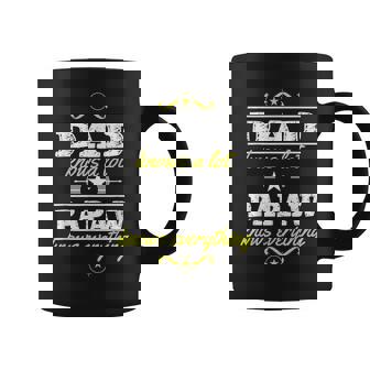 Dad Knows A Lot Papaw Knows Everything Grandpa Men Gift Coffee Mug | Mazezy