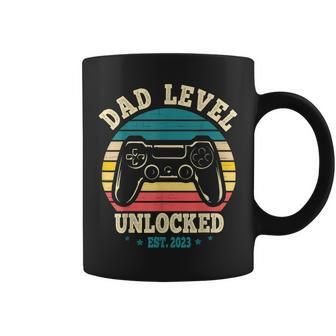 Dad Level Unlocked Est 2023 New Daddy I Leveled Up To Dad Coffee Mug - Thegiftio UK